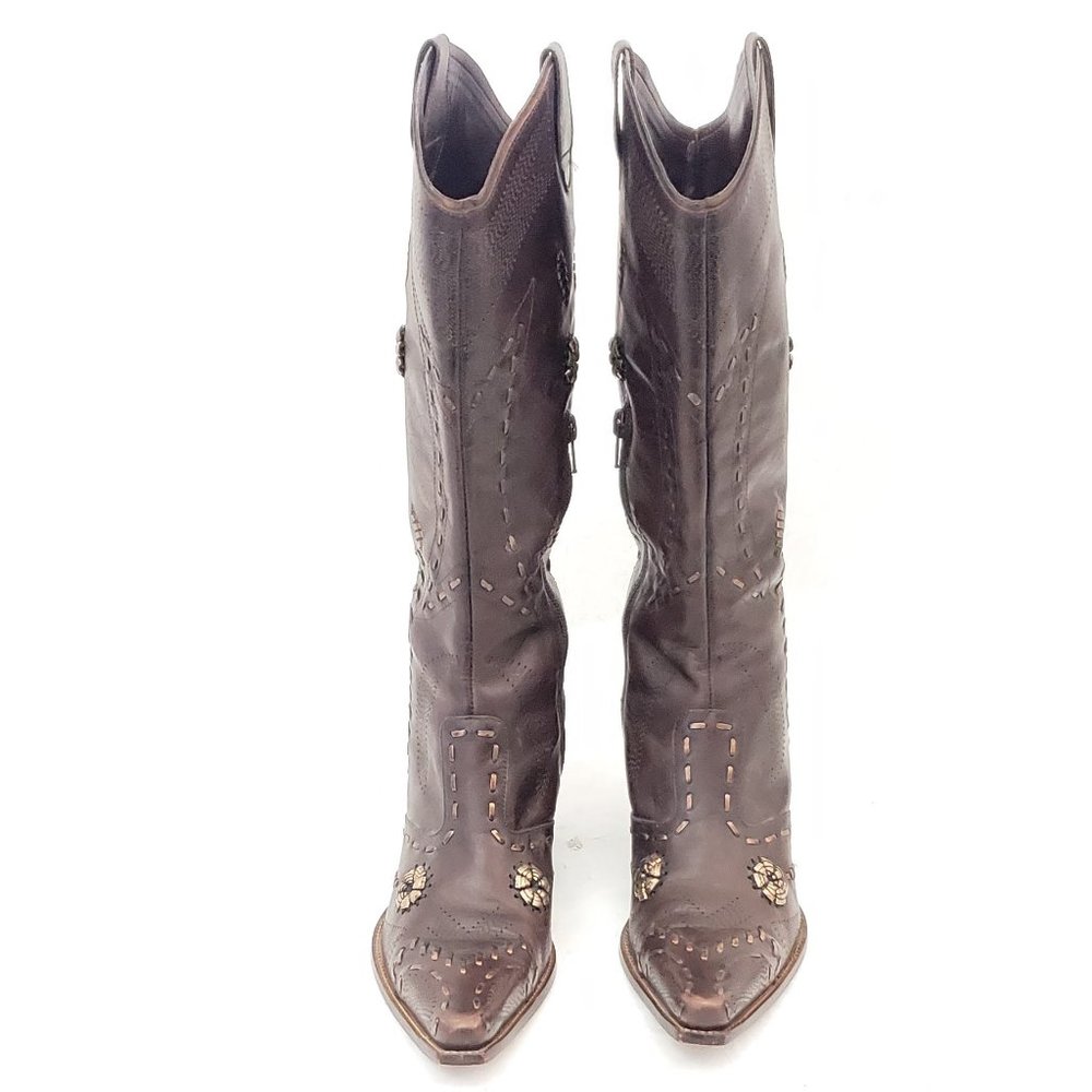 💜💕 BCBGirls Western Boots Size 9B / 39  💕💜 - Picture 2 of 10